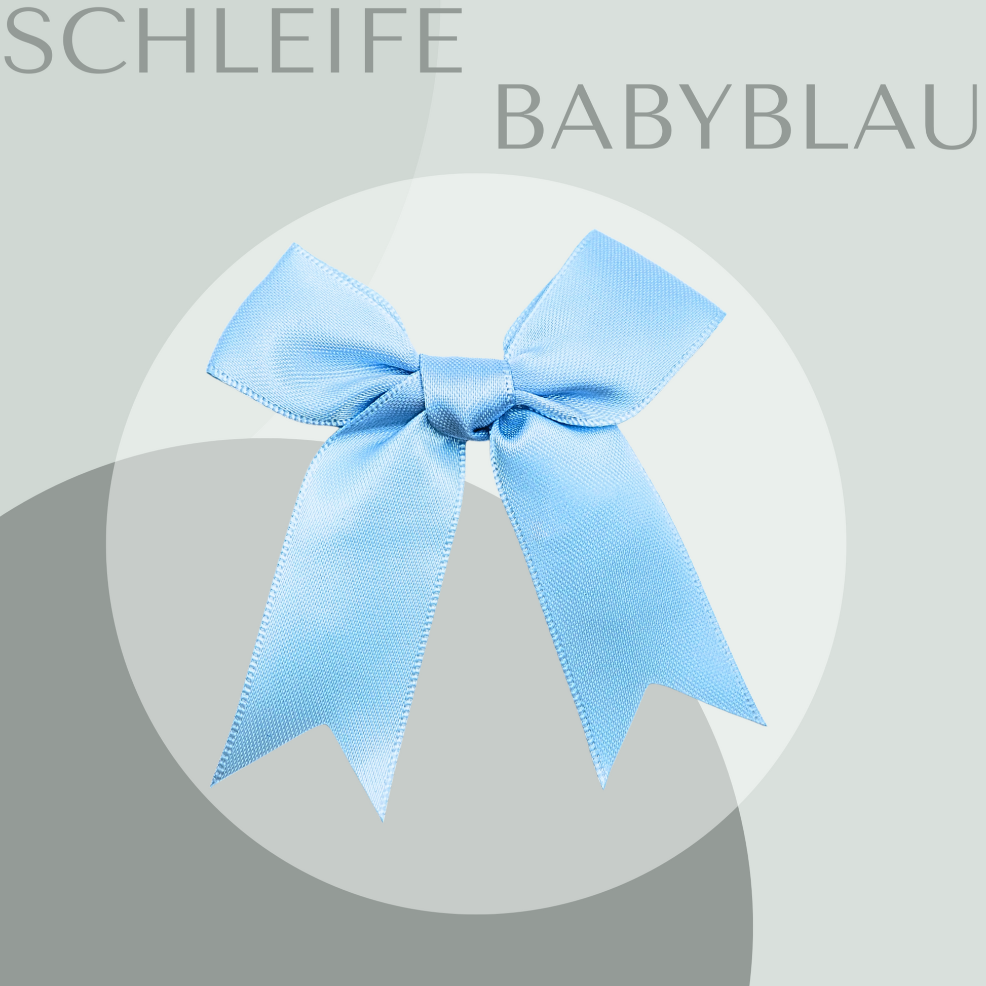 Schleife XXL in Babyblau