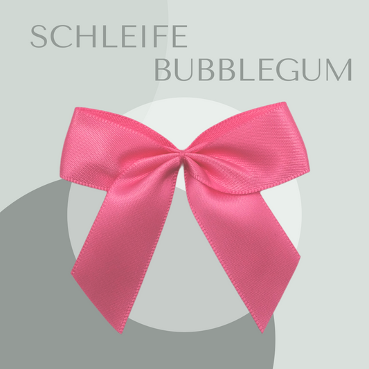 2 Schleifen Groß Bubblegum