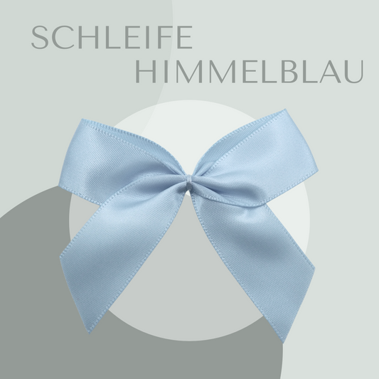 2 Schleifen Groß Himmelblau