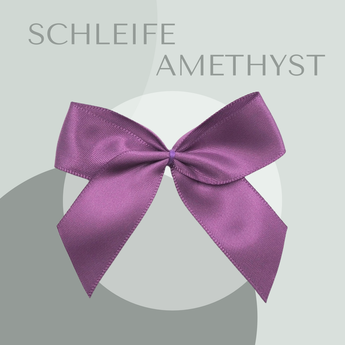 2 Schleifen Groß Amethyst