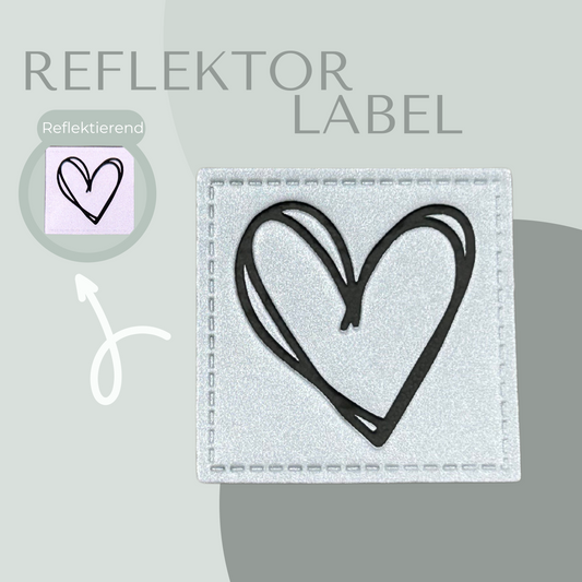 Herz Reflektierendes Label Reflektor