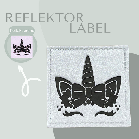 Einhorn Reflektierendes Label Reflektor