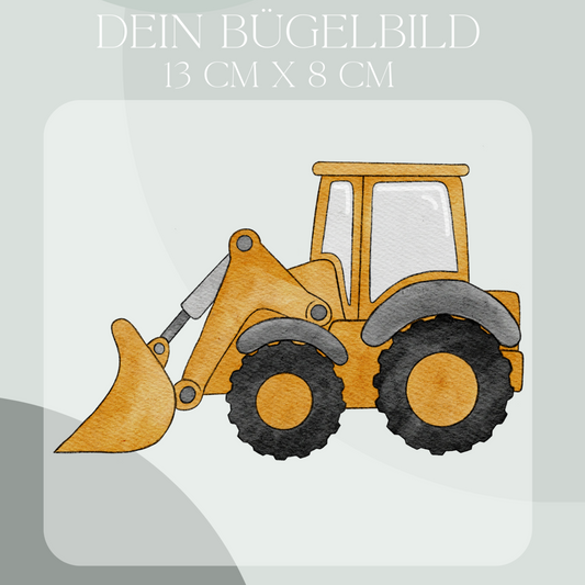 Bagger - Maxi Bügel-Bild Eigenproduktion