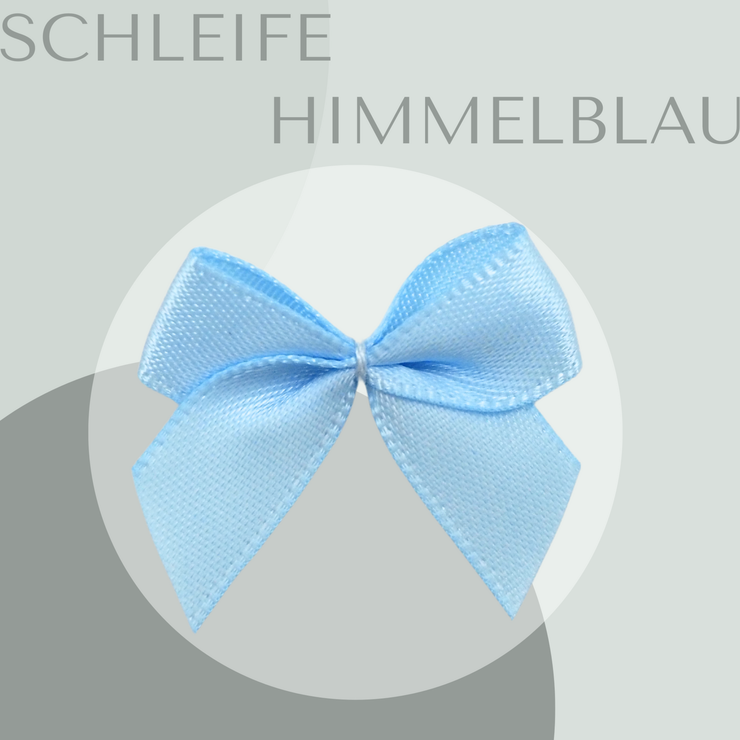 5 Schleifen klein Himmelblau