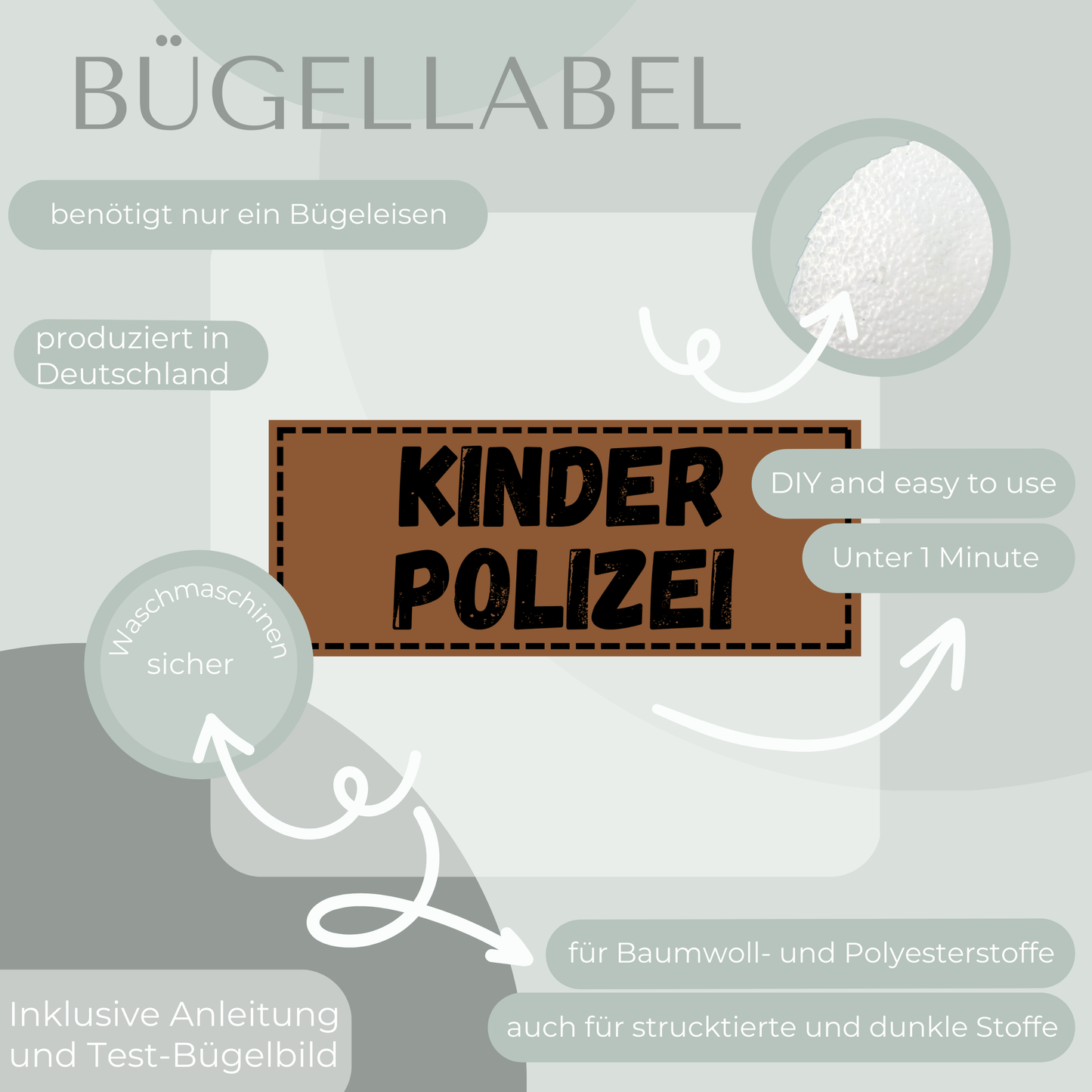 Kinder Polizei-Label Eigenproduktion