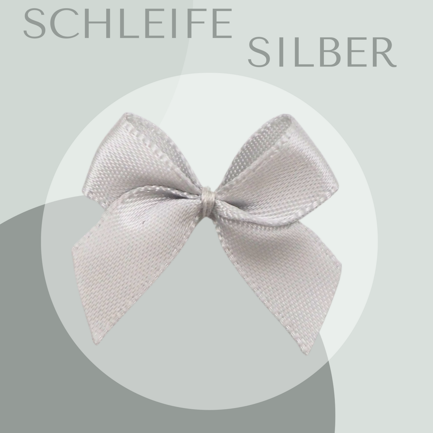 5 Schleifen klein Silber