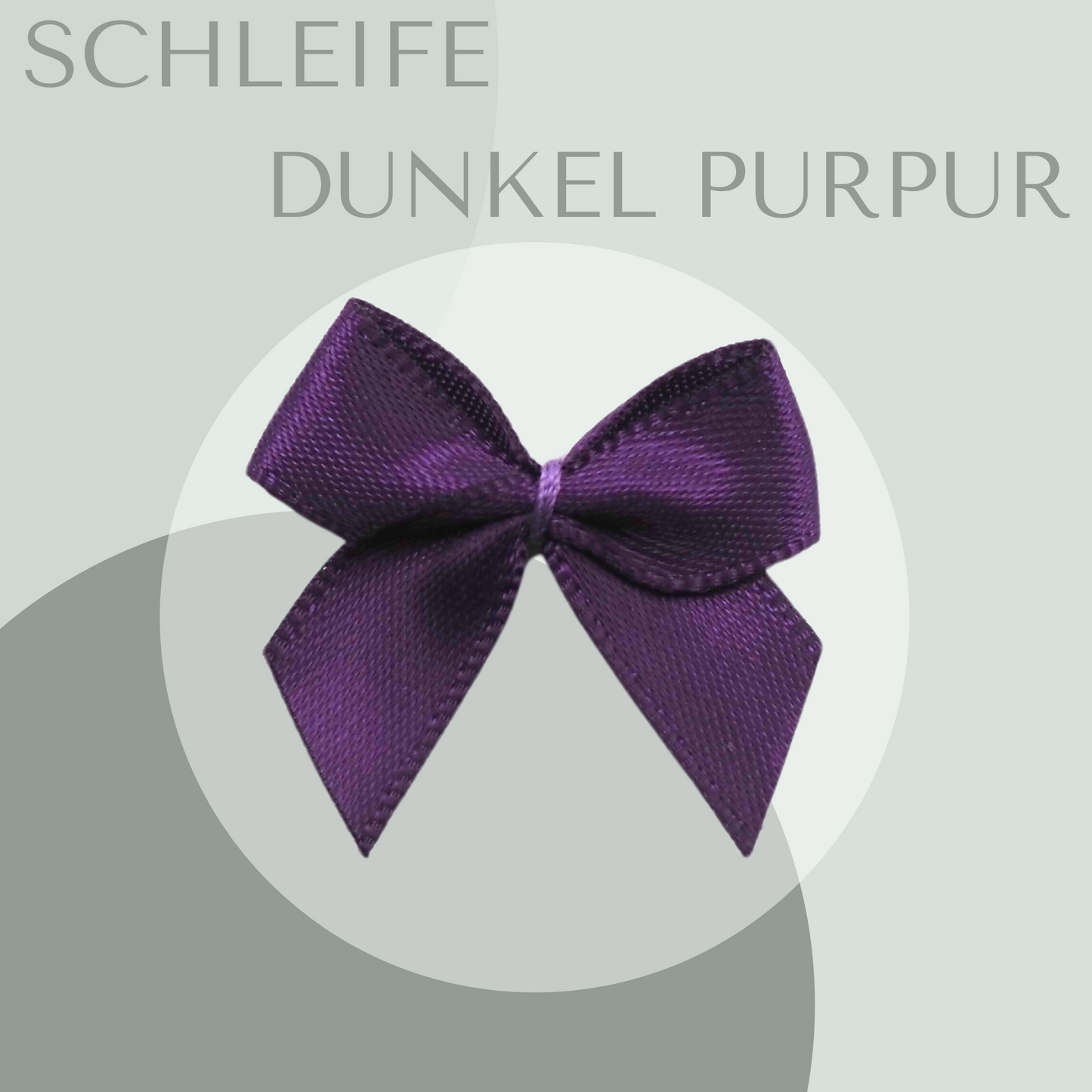 5 Schleifen klein Dunkel Purpur