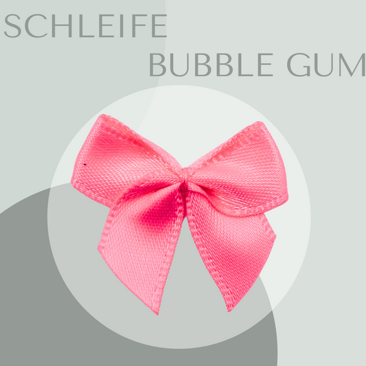 5 Schleifen klein Bubble Gum