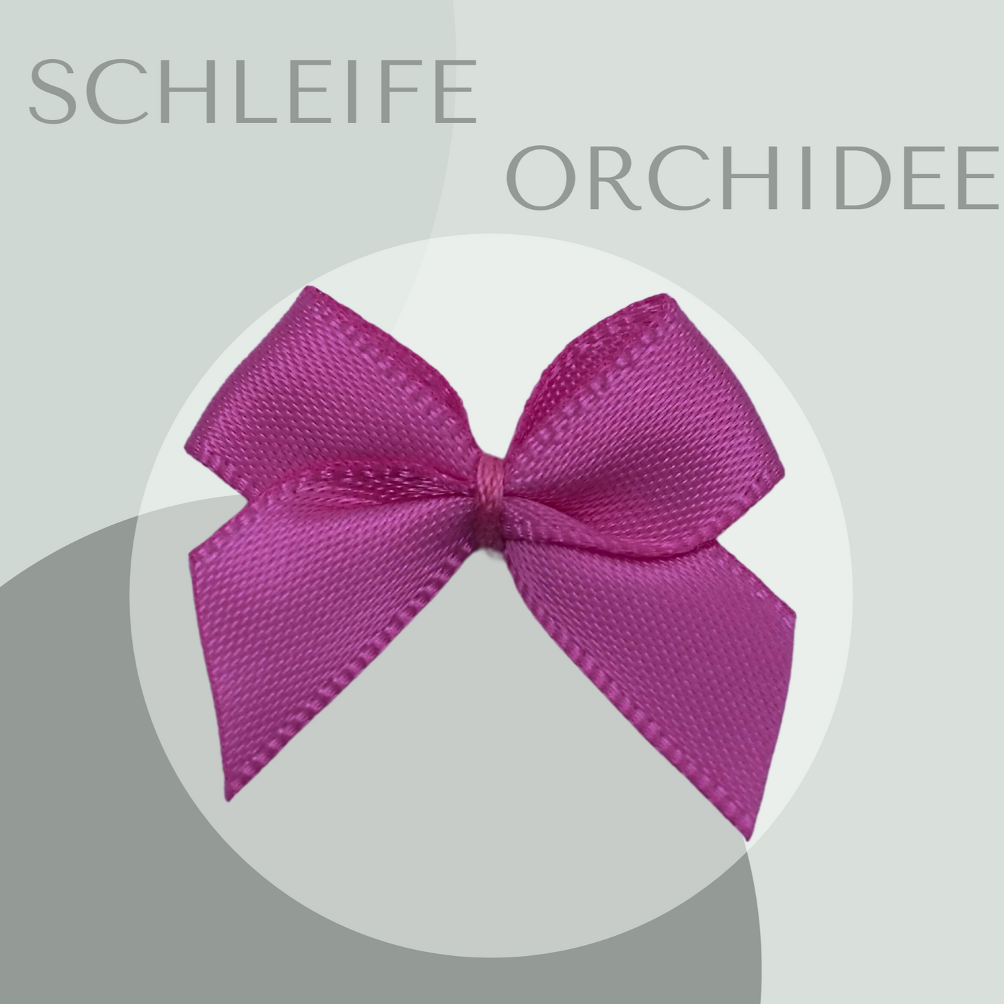 5 Schleifen klein Orchidee