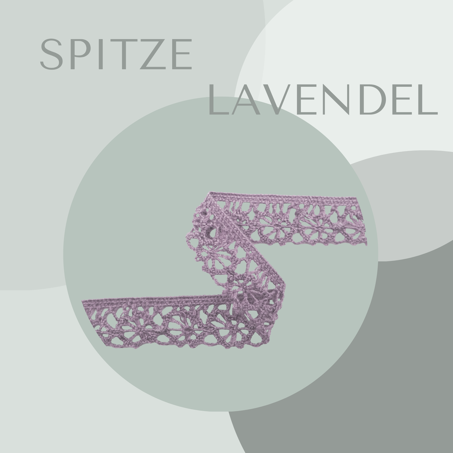 Klöppel Spitze 13mm Lavendel