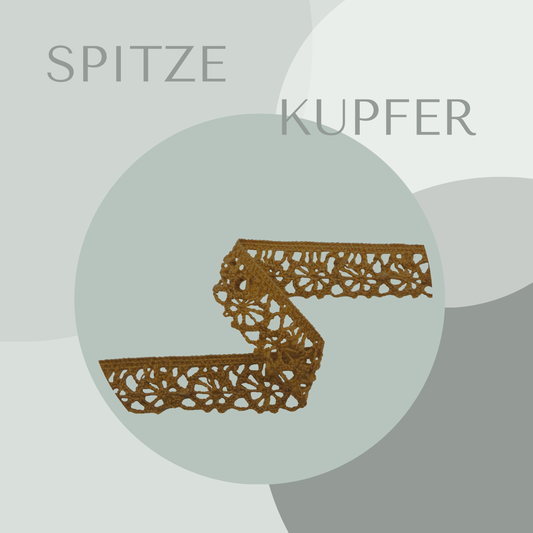 Klöppel Spitze 13mm Kupfer