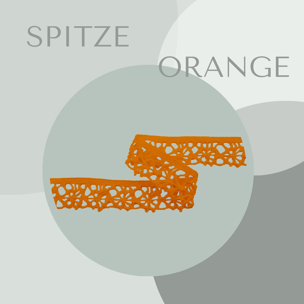 Klöppel Spitze 13mm orange