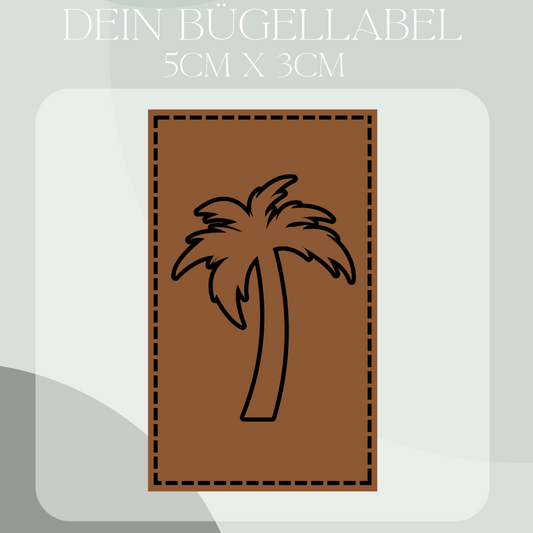 Palme Bügel-Label Eigenproduktion