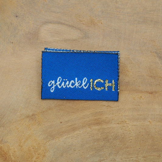 glücklICH in blau Web-Label Eigenproduktion