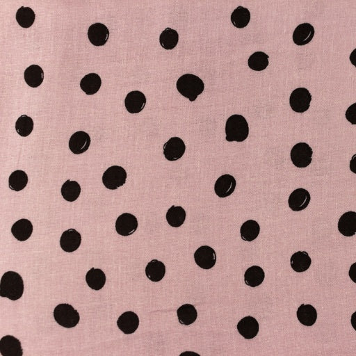 Musselin Dots Double Gauze - Mauve